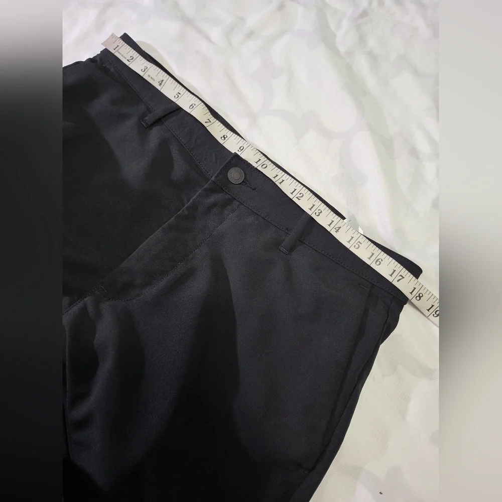 Banana‎ Republic Pants 34 X 30 Mens Black Slim Fit Tech Fabric